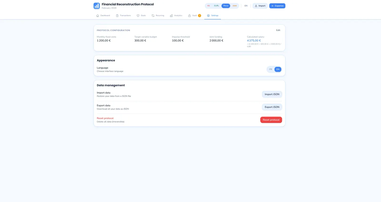 Financials screenshot 7