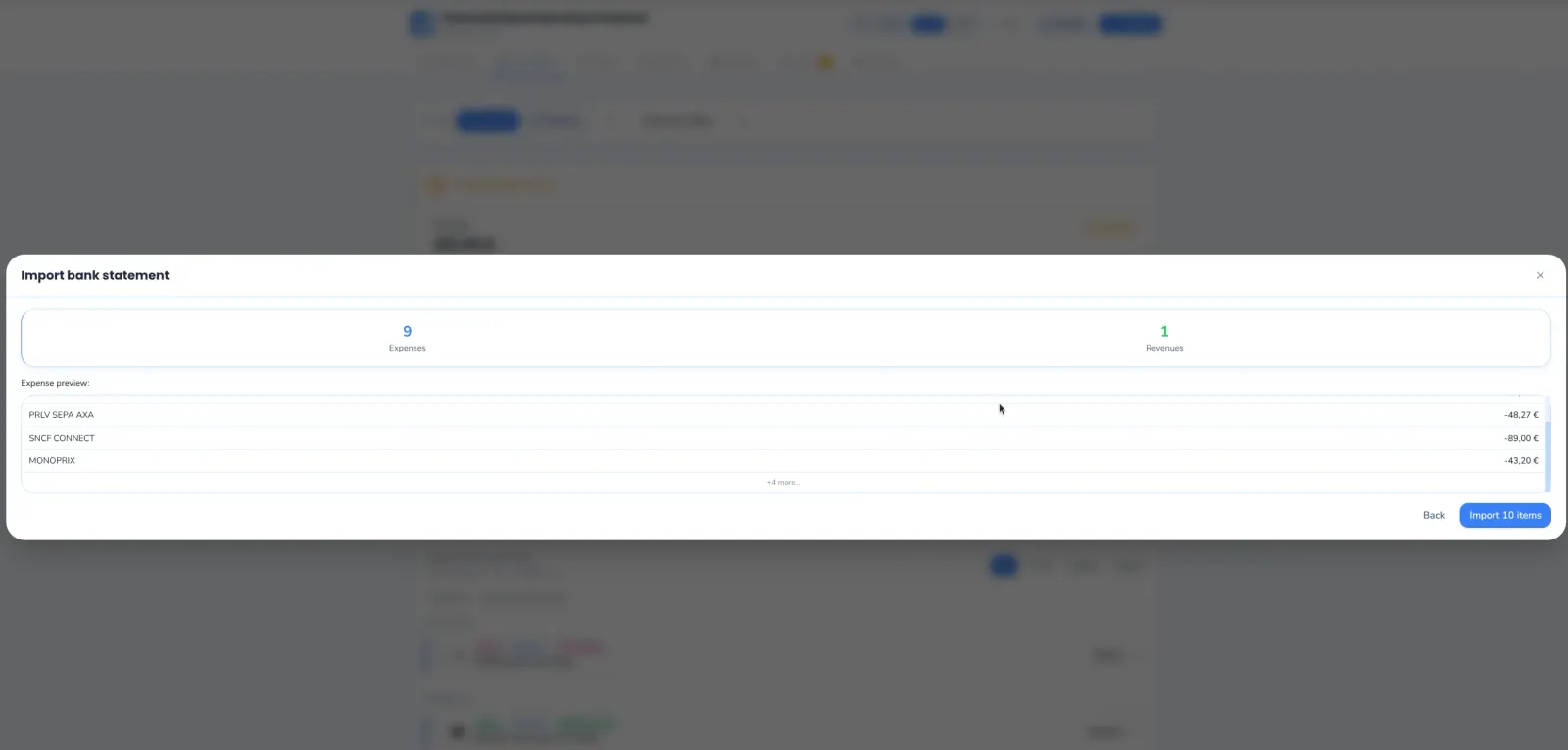 Financials screenshot 12